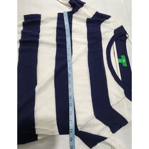 Dip Long sleeve Blouse Sweater For Women Lightweight Color Blue Navy White B11 - Picture 4 of 11